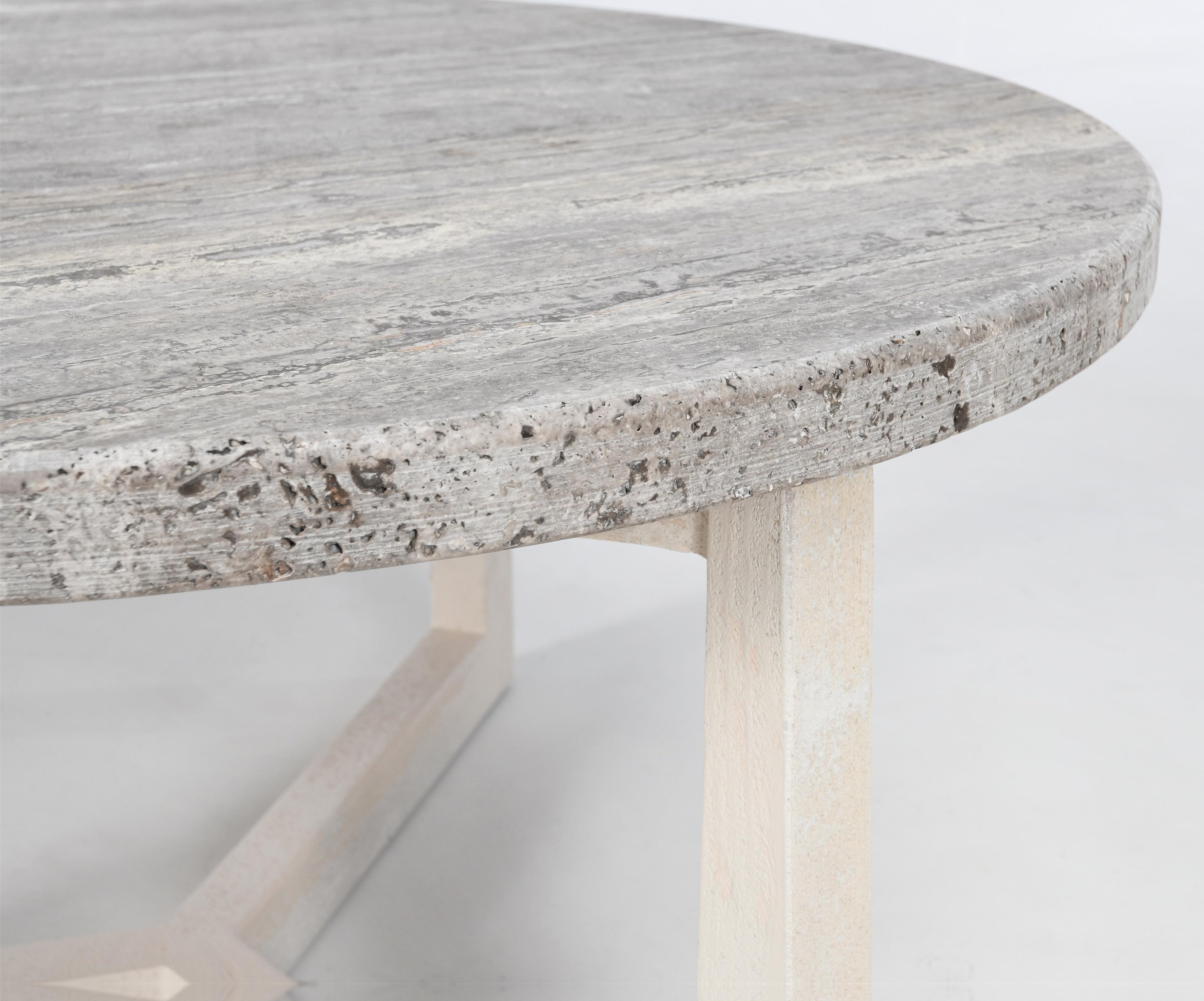 Classic Home Coffee Tables CLAS51005097T Halden Reclaimed Pine Round